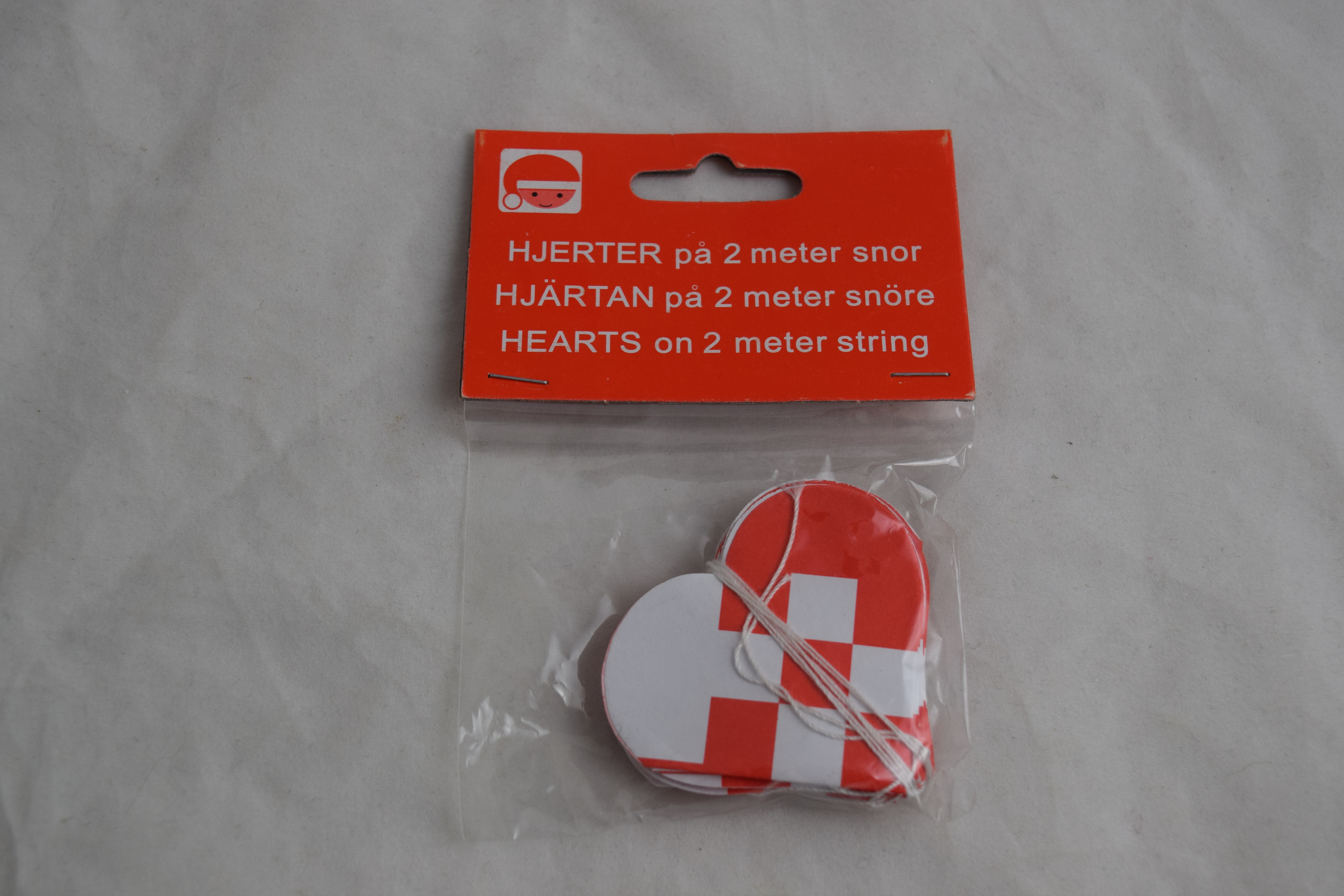 Nordic Woven Heart Paper Garland