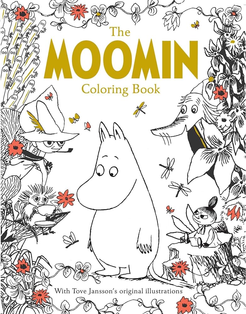 The Moomin Coloring Book cover