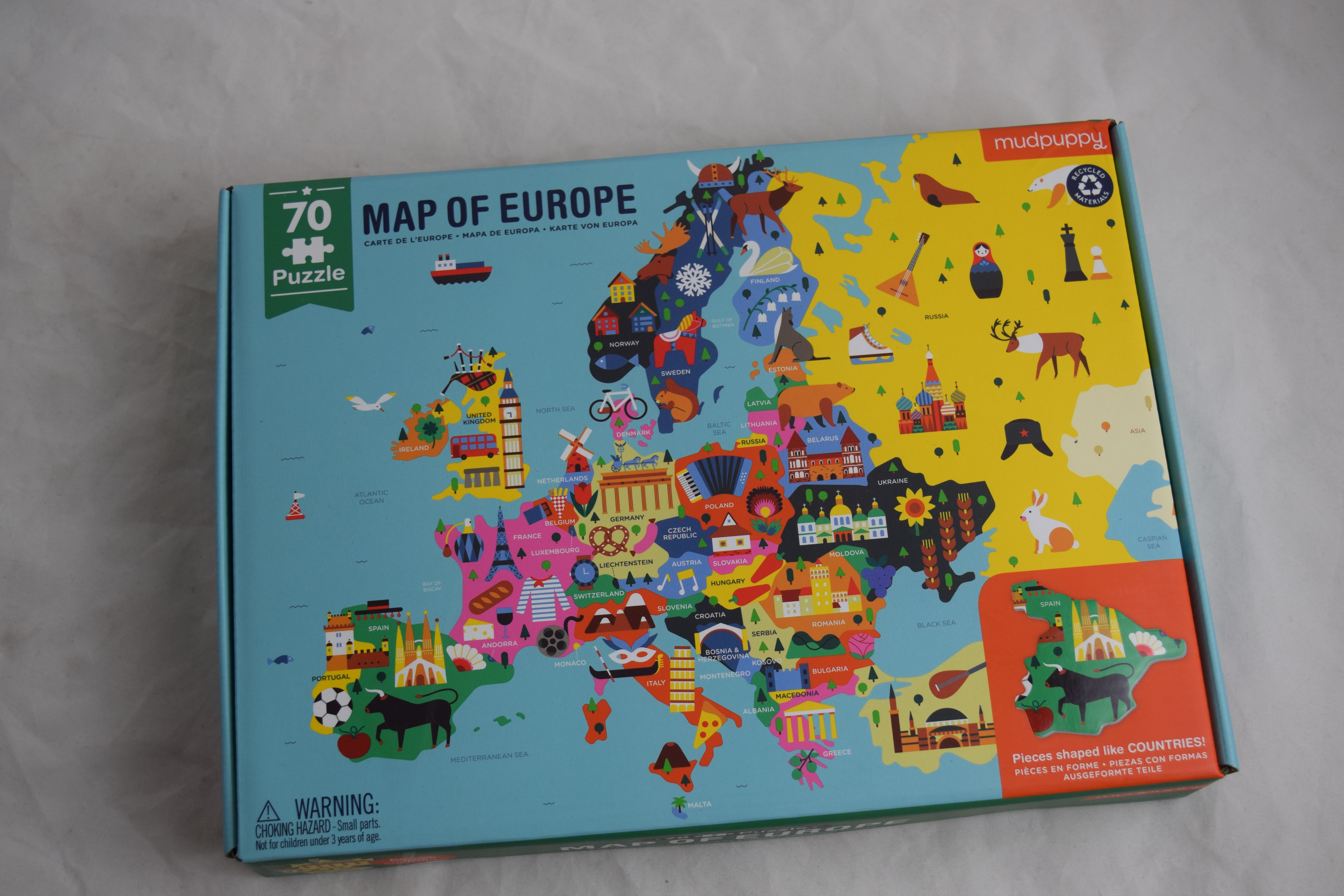 Map of Europe Puzzle