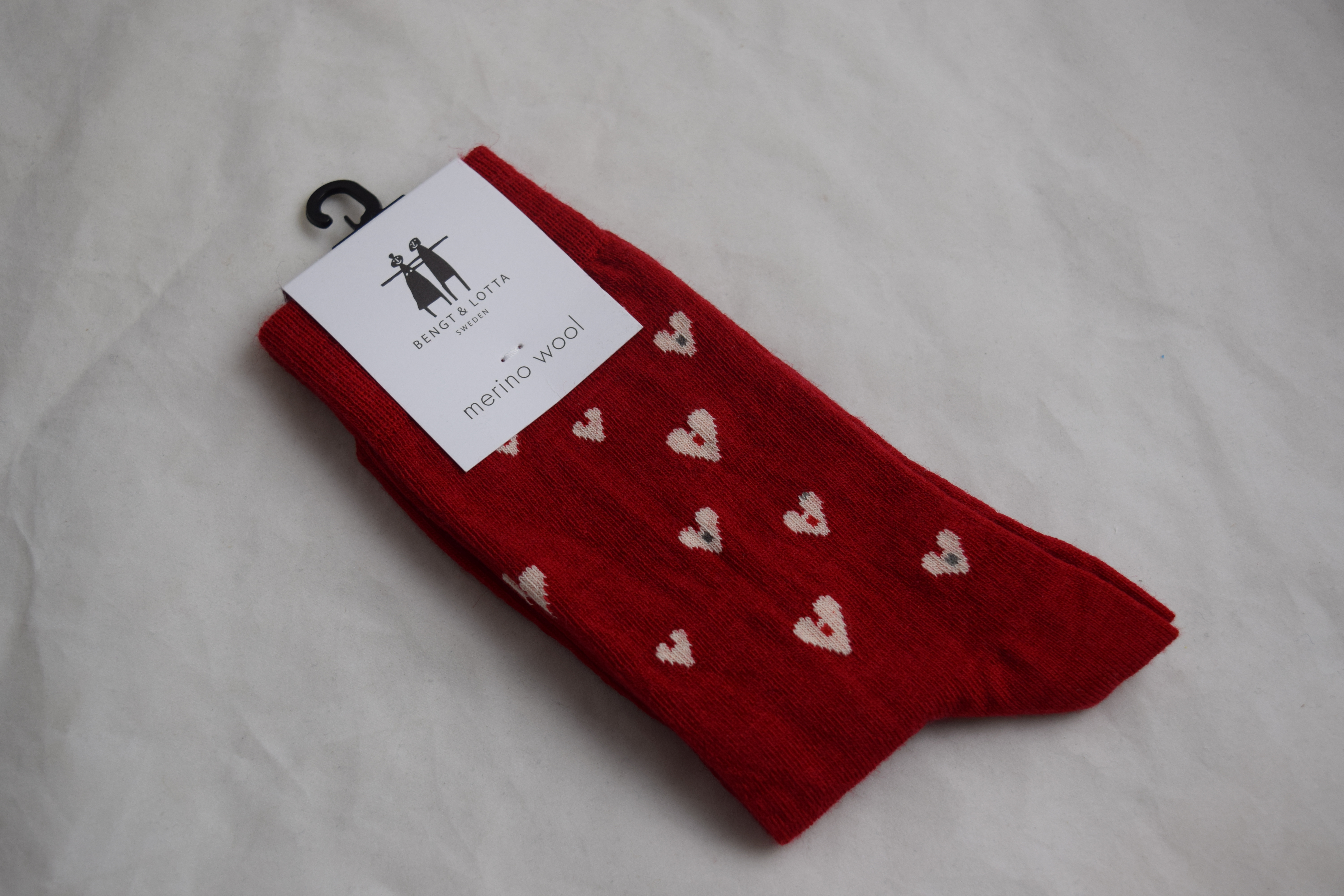 Small Heart Wool Socks