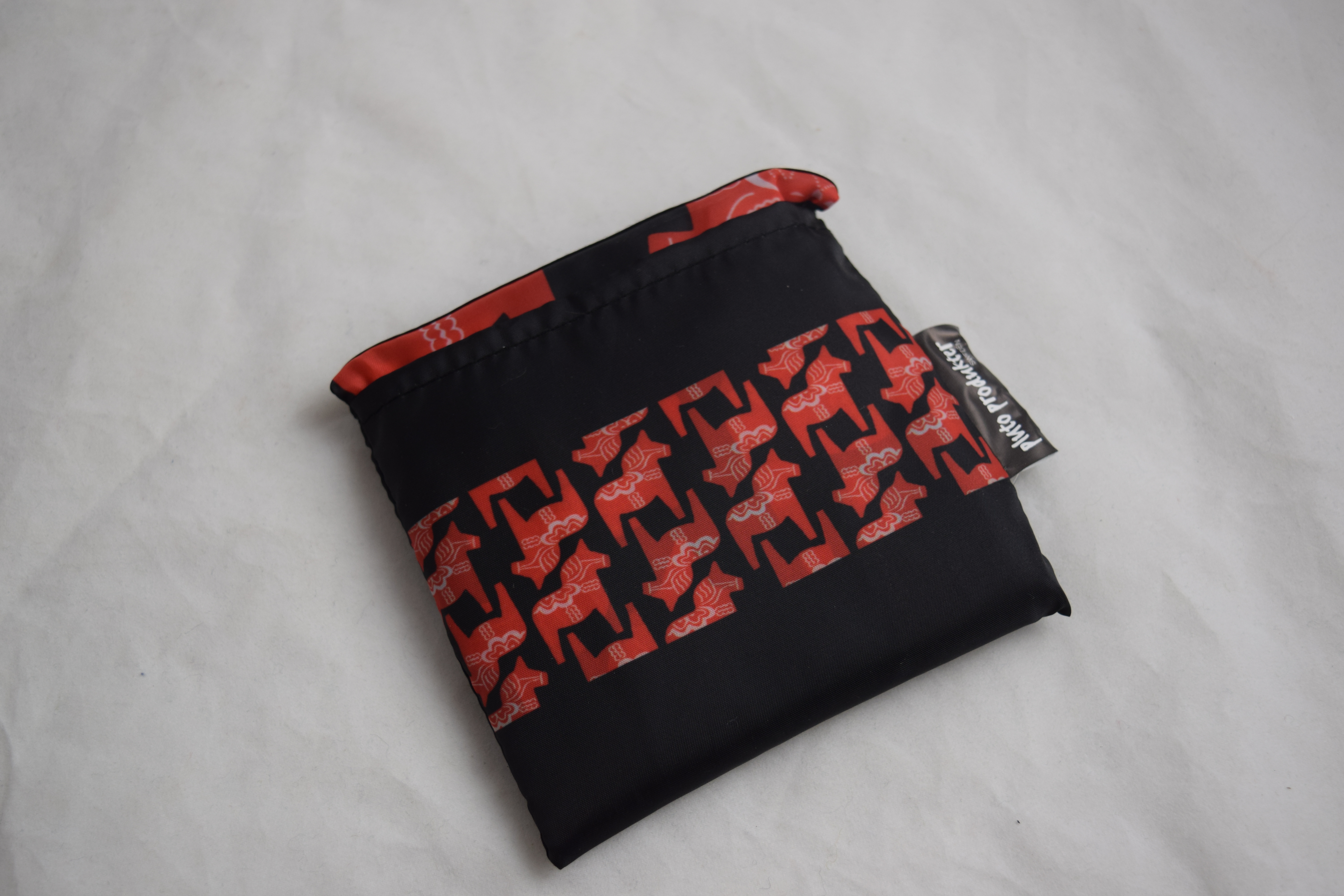 Red/Black Dala Horse Bag