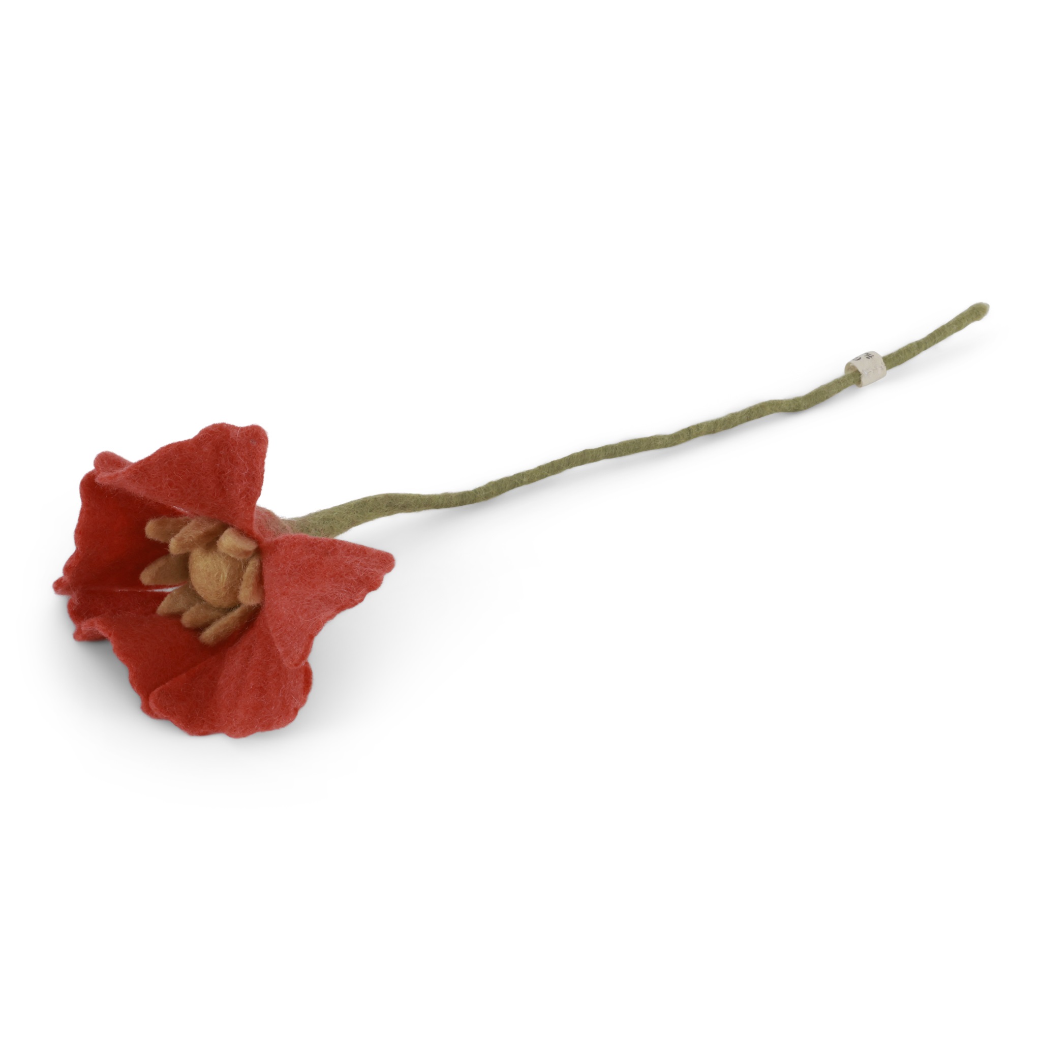 Felted Poppy, Coral