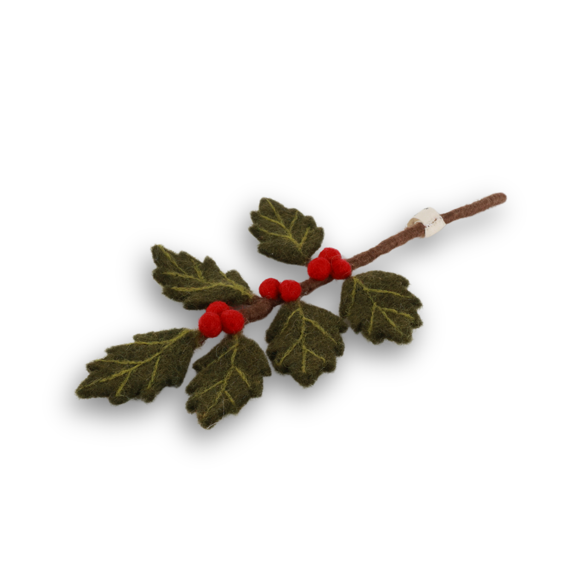 Multi-Leaf Holly Branch
