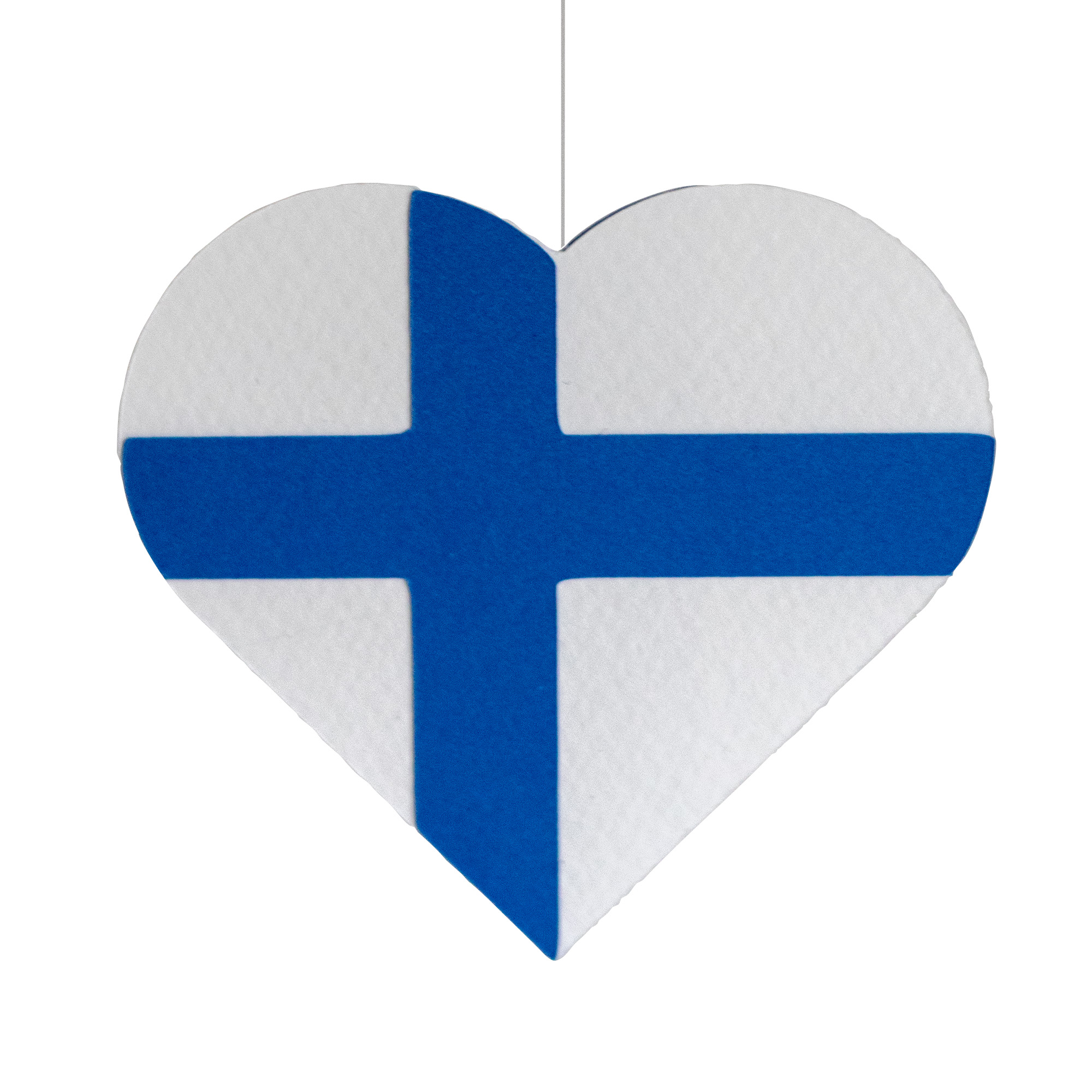 Heart Flag Card, Finland