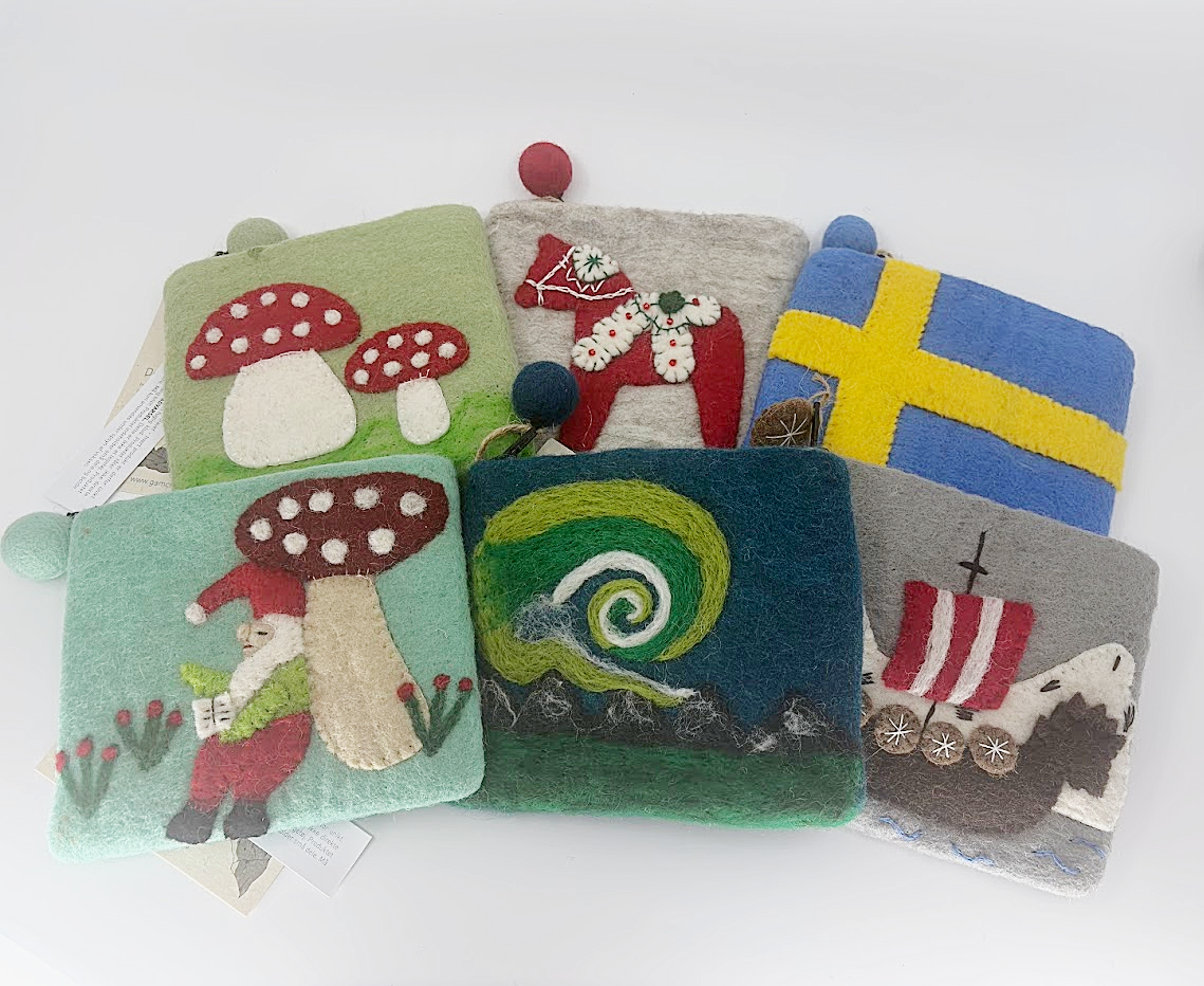 Variety of Felted Purses