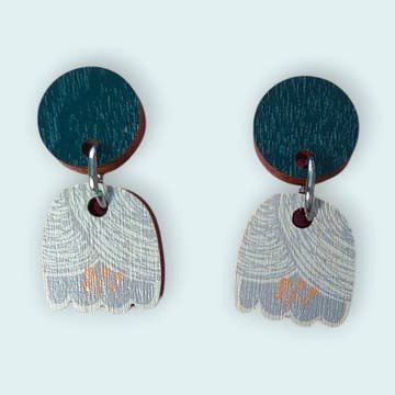Tulip like earrings 