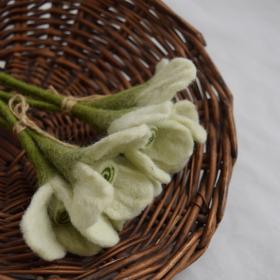 Felted Snowdrops Set