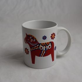 Red Dala Horse Mug