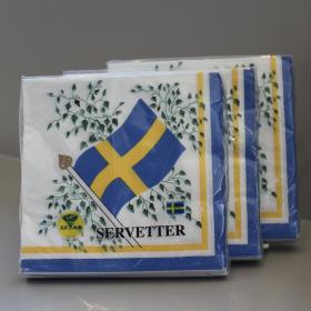 Swedish Flag Lunch Napkins