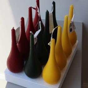 Rust Swedish Drop Candles