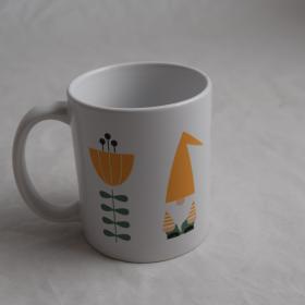 Gnome and Flower Mug