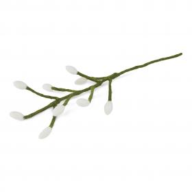 Green Branch w/Long White Bells