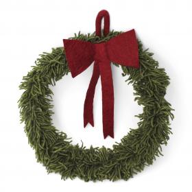 Wreath w/Red Bow