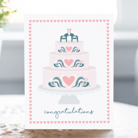 Dala Wedding Greeting Card