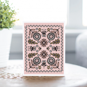 Hello Blooms Greeting Card