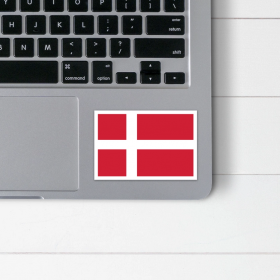 Danish Flag Sticker