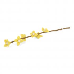 Yellow Flowers on Stalk