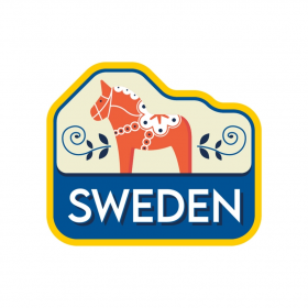 Sweden Dala Horse Sticker