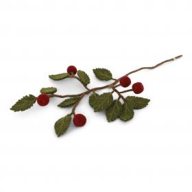 Branch w/Dark Red Apples