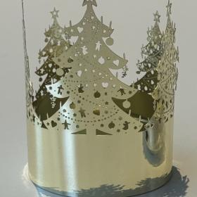 Metal tea light holder