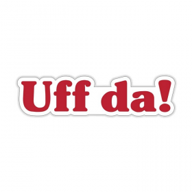Uff da sticker