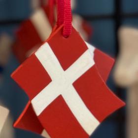 Flag ornament Denmark
