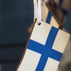 Flag ornament Finland